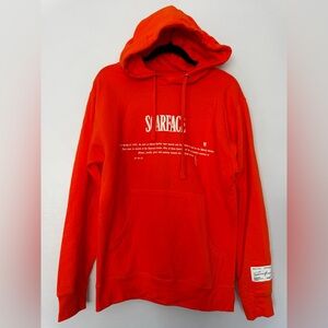Scarface x Shoe Palace orange Hoodie Pullover Fleece Graphic Sz Small New